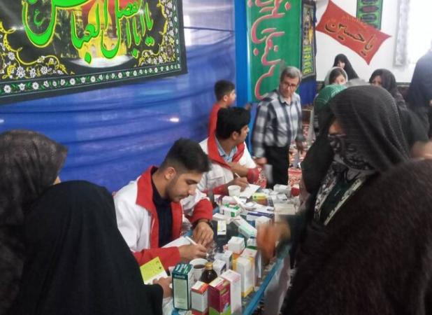 خدمات درمانی و دارویی رایگان توسط هلال احمر بناب