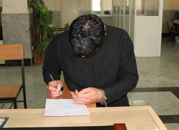اشک پشیمانی کشتی‌گیر جوان پس از جنایت