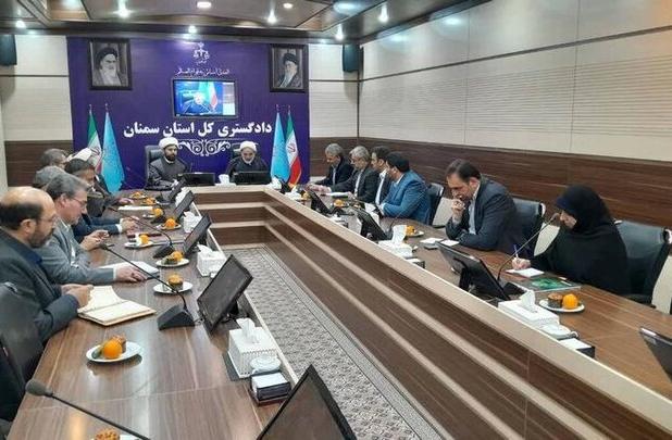 افتتاح هشتمین مرکز پژوهشی مشترک پژوهشگاه قوه قضاییه در سمنان