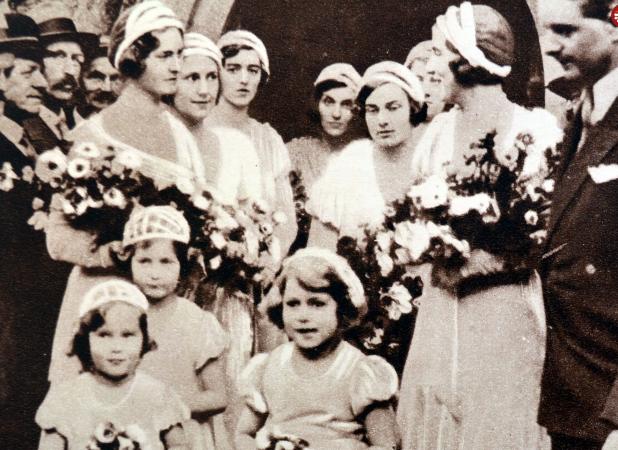 عکسی زیرخاکی از ملکه الیزابت در ۴ سالگی