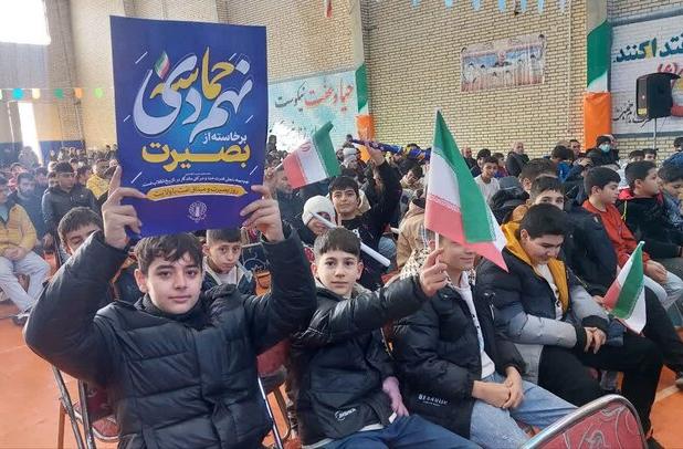 تجدید عهد و پیمان مشگین شهری‌ها با شهدای انقلاب در ۹ دی