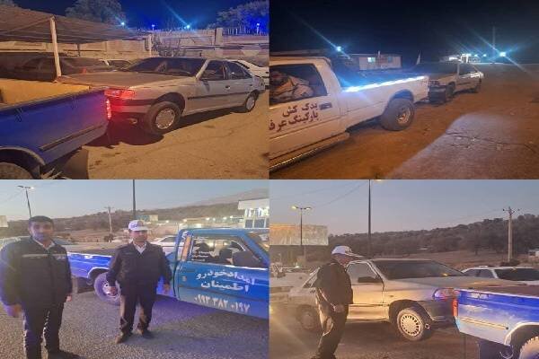 توقیف ۱۷ خودروی شوتی و دارای شکایت قضائی در محور یاسوج–اصفهان