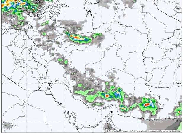 هشدار هواشناسی درباره رگبار، رعدوبرق و باد شدید در ۱۵ استان