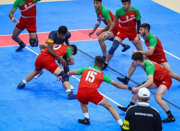 تیم ملی کبدی پسران ایران با شکست سریلانکا فینالیست شد