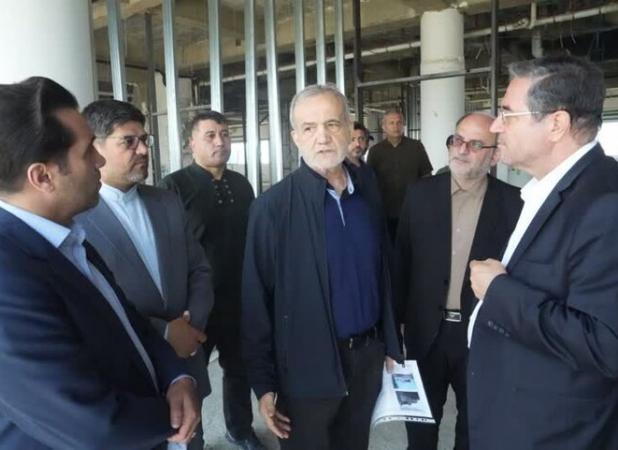 رئیس‌جمهور از احداث بیمارستان ۴۵۰ تخت‌خوابی ارومیه بازدید کرد