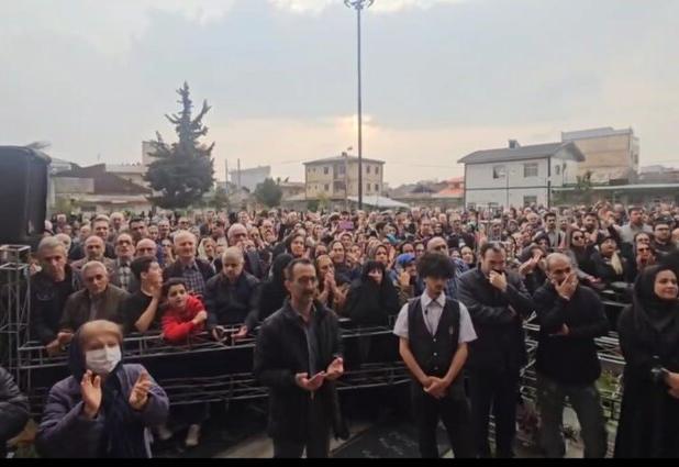 پیکر استاد «ناصر مسعودی» در جوار میرزا کوچک‌ خان آرام گرفت