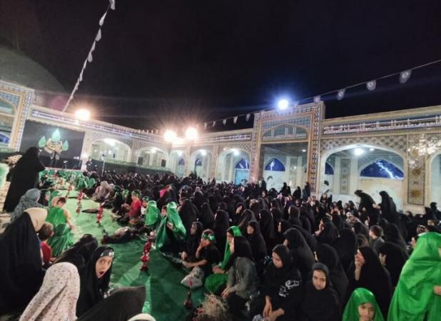 برگزاری سفره حضرت رقیه (س) در مشهد اردهال کاشان همزمان با شب شهادت