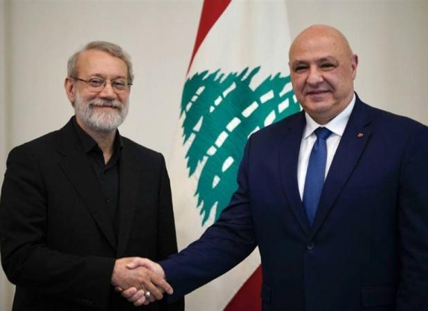 دیدار لاریجانی با رئیس جمهور لبنان