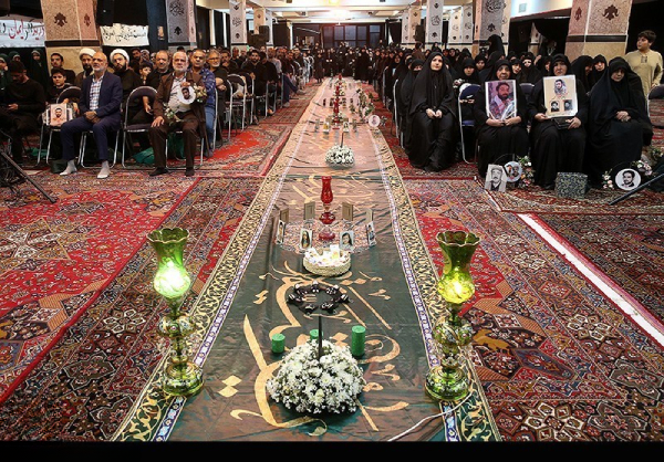 مراسم اربعین شهدای جنگ 12 روزه برگزار شد