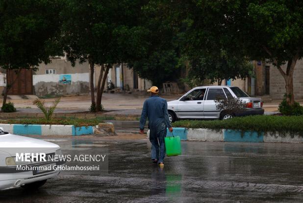 بارش ۵۸ میلی متر باران در برکه دکای شهرستان پارسیان