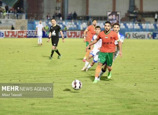 گل دقایق پایانی مس پیروزی نیمه اول را از ملوان گرفت