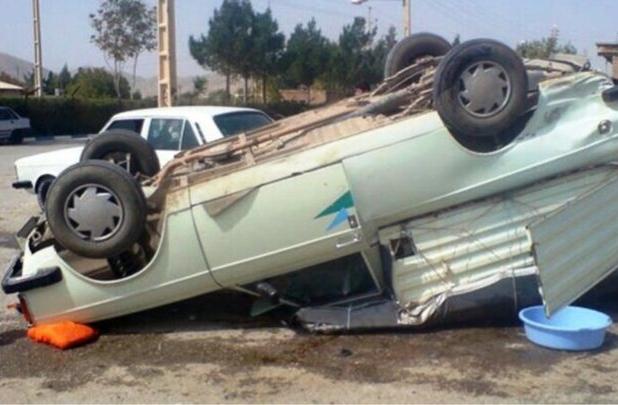 واژگونی وانت‌بار در جاده خاوران ۹ نفر را مصدوم کرد