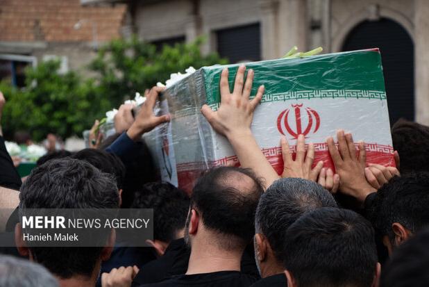 گیلان داغدار شهیدی دیگر از تجاوز رژیم صهیونیستی شد