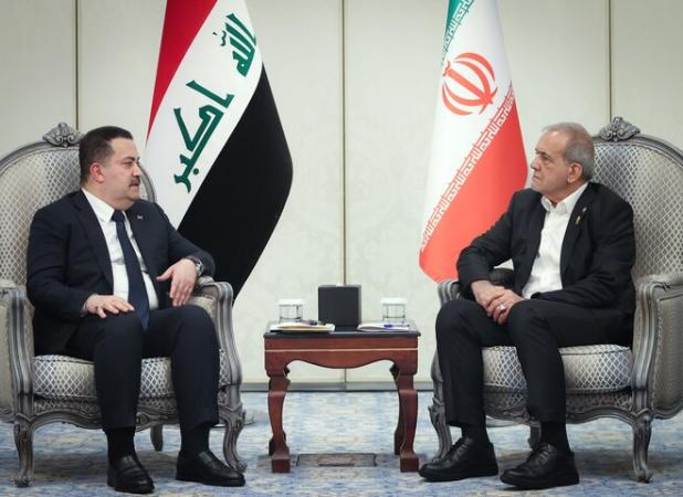 دیدار رئیس جمهور با نخستوزیر عراق
