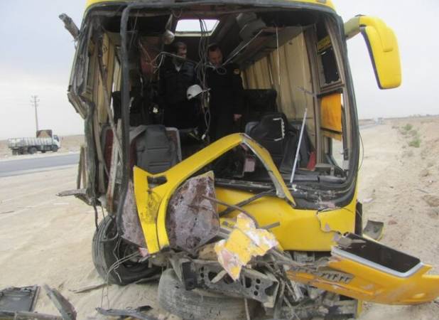 ۳ فوتی در برخورد اتوبوس با تیبا در محور شاهرود – آزادشهر