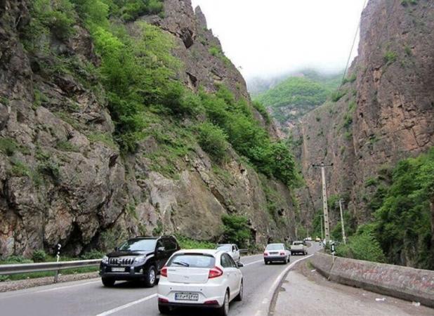 جاده چالوس از ساعت ۱۰ یکطرفه می‌شود