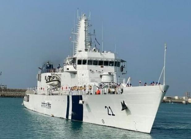 ورود ناو گارد ساحلی هند به منطقه سوم نیروی دریایی ارتش