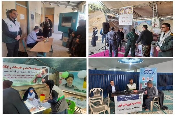 خدمت رسانی ۴۸۰ تیم بسیج پزشکی در چهارمحال و بختیاری