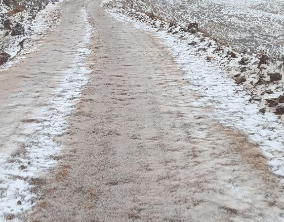 پاییز خشک امسال بالاخره رنگ برف گرفت!