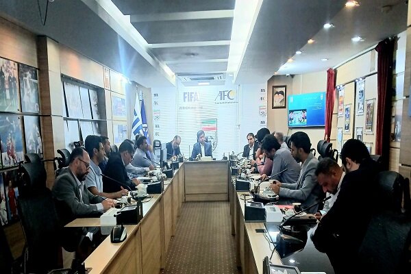 جلسه هماهنگی بازی های فوتسال کافا در کیش برگزار شد
