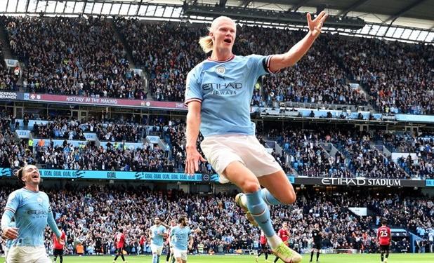 لیگ برتر انگلیس| تحقیر منچستریونایتد  در دربی با 6 گل/ سیتیزن‌ها با هالند ترسناک‌تر از همیشه