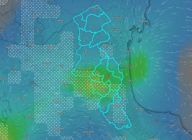 هشدار هواشناسی اردبیل در خصوص آبگرفتگی معابر عمومی در برخی نواحی شهر