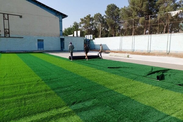 افتتاح ۳ زمین چمن طبیعی ورزشی در شهرستان دزفول