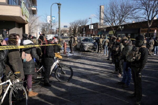 مرگ فردی توسط مأموران فدرال آمریکا؛اعتراضات در مینیاپولیس آغاز شد+فیلم