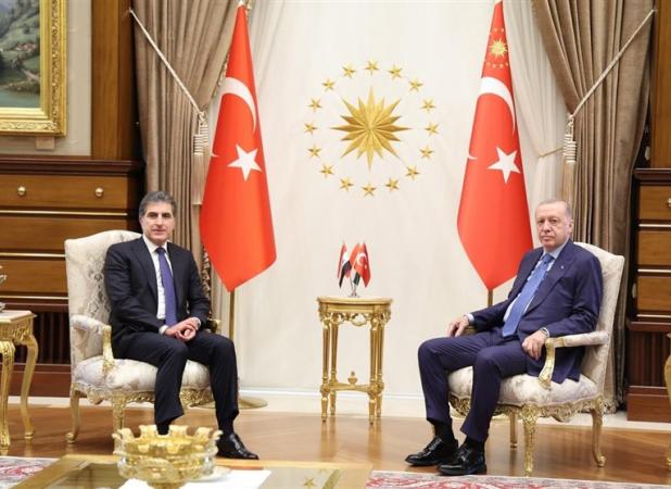 بارزانی و اردوغان از سرگیری صادرات نفت اقلیم کُردستان را بررسی کردند