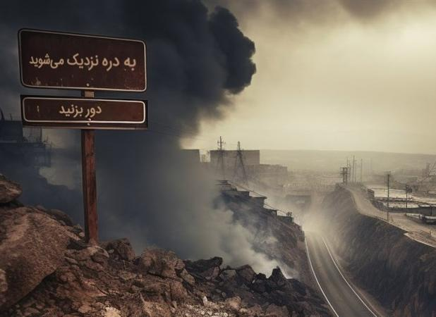 به دره نزدیک می‌شوید، دور بزنید