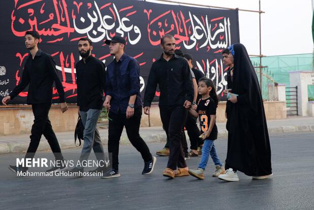 اربعین دلدادگان حسینی در ۵۵ نقطه از استان سمنان برگزار شد