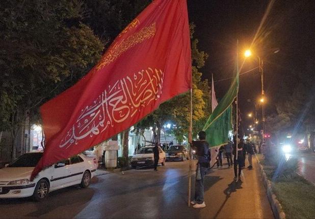 دسته‌روی هیئات مذهبی در خراسان شمالی