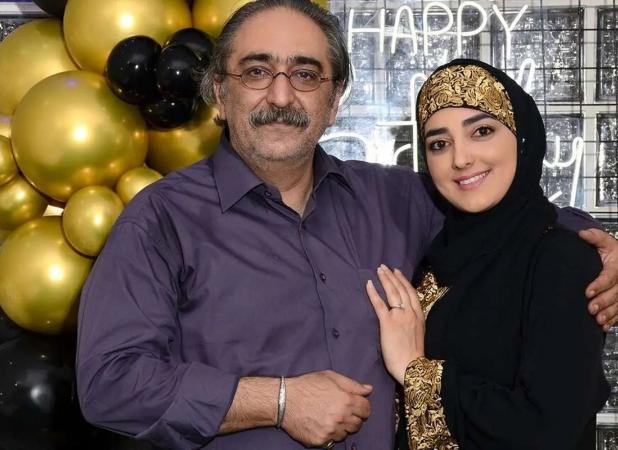 خانم مجری تلویزیون عکس خصوص شوهرش را پخش کرد