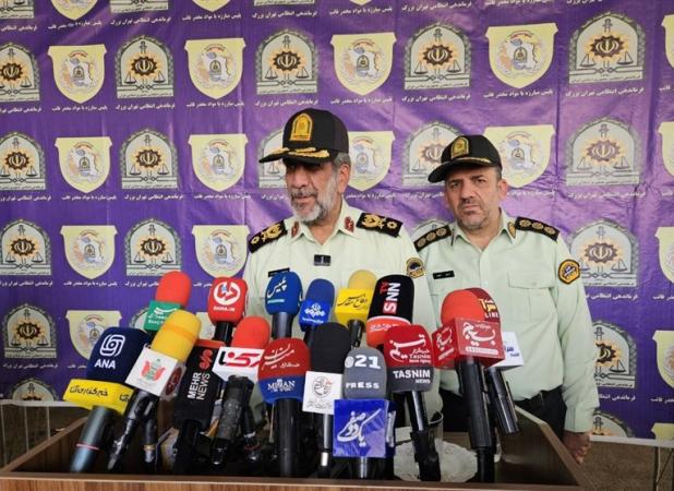 کشف 86 قبضه سلاح جنگی در عملیات پلیس تهران