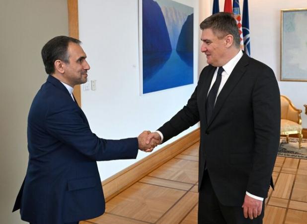 رئیس جمهور کرواسی بر توسعه روابط دوستانه با ایران تاکید کرد