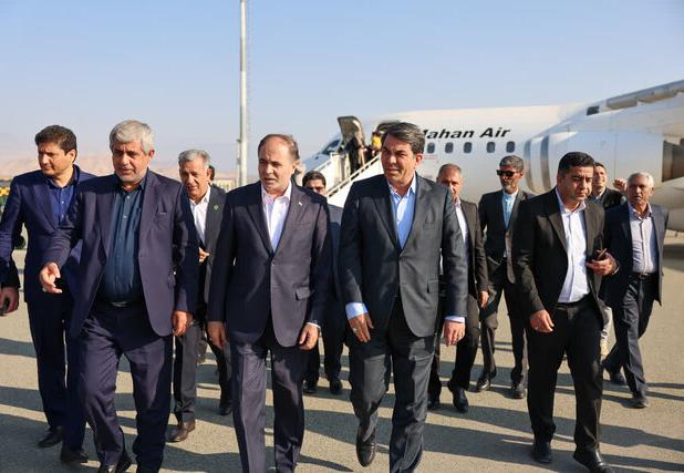 وزیر جهاد کشاورزی وارد جیرفت شد