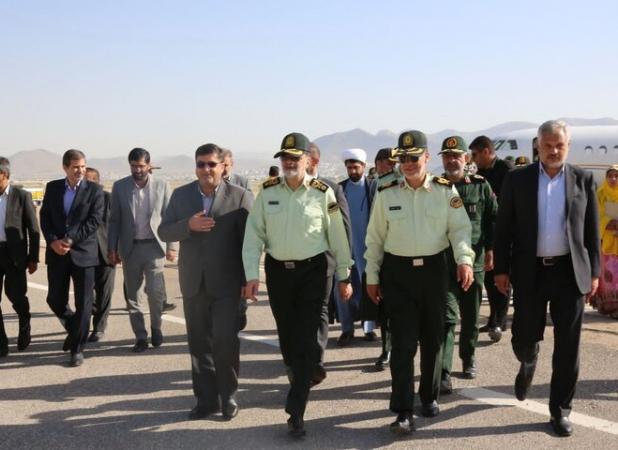 سردار احمدرضا رادان وارد چهارمحال و بختیاری شد