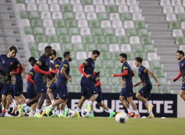 آخرین تمرین پرسپولیس قبل از بازی با الشرطه عراق برگزار شد