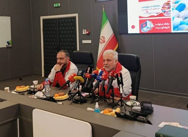 نشست خبری سازمان تدارکات پزشکی هلال احمر برگزار شد