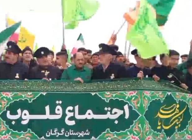 ورود کاروان بزرگ «اجتماع قلوب» گرگان به مسجد مقدس جمکران