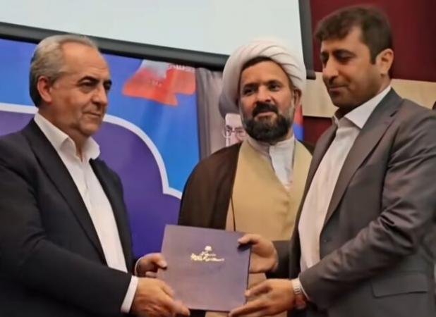 آیین تکریم و معارفه فرماندار جدید بناب برگزار شد