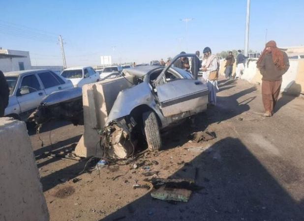 حادثه رانندگی در ایرانشهر ۲ کشته بر جا گذاشت