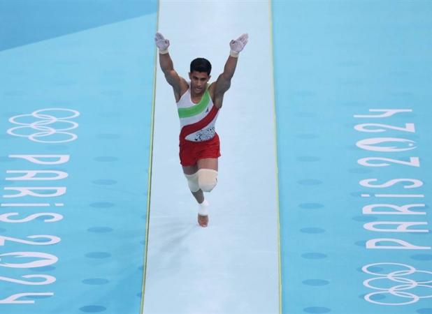 المپیک ۲۰۲۴| اعلام امتیازات مهدی الفتی در پرش خرک
