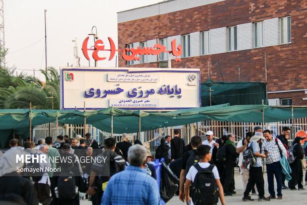 فعالیت‌های تجاری و مسافری در مرز خسروی با حالت عادی دنبال می‌شود