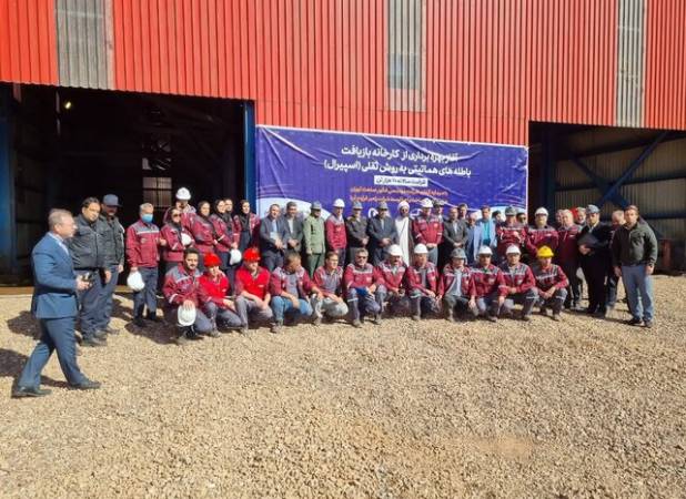 کارخانه بازیافت باطله‌های هماتیتی در یزدان‌آباد زرند افتتاح شد