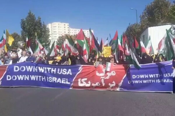 راهپیمایی «بشارت نصر» در زنجان