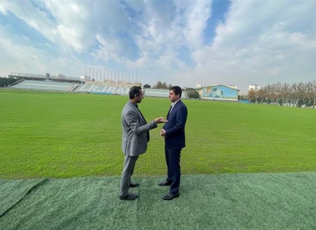 ممبینی: پیشرفت بهسازی زمین چمن مرکز ملی فوتبال مطلوب است