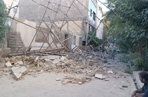 انفجار منزل مسکونی در حال تخریب در مشهد