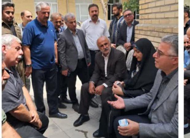 دیدار نماینده وزیر جهاد کشاورزی با خانواده مرحوم مرادی فعال محیط‌زیست
