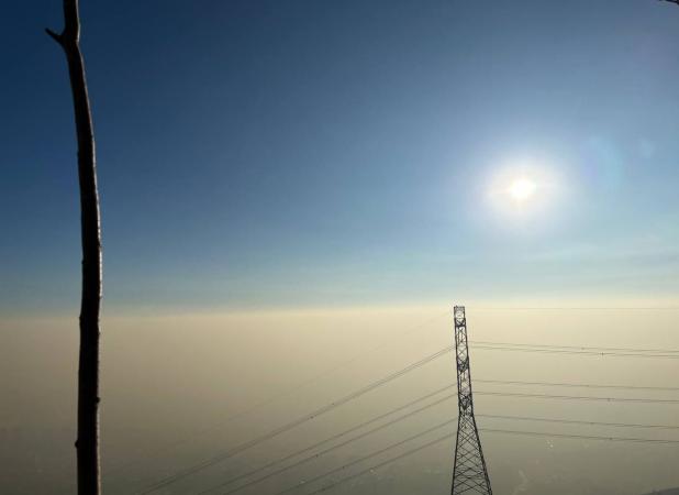 تهران در حجم آلودگی هوا محو شد!